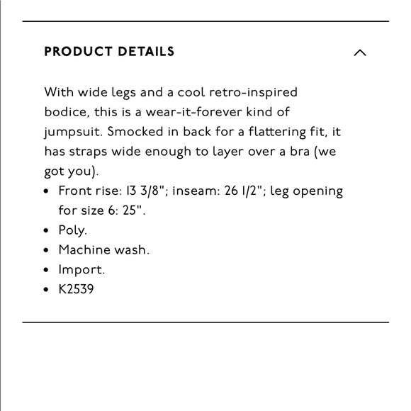 NEW • Madewell • Thistle Cami Jumpsuit Black 4 - Picture 4 of 6